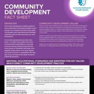 Community Development Fact Sheet