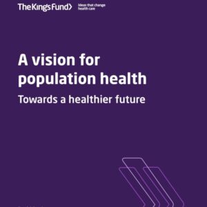A vision for population health online version